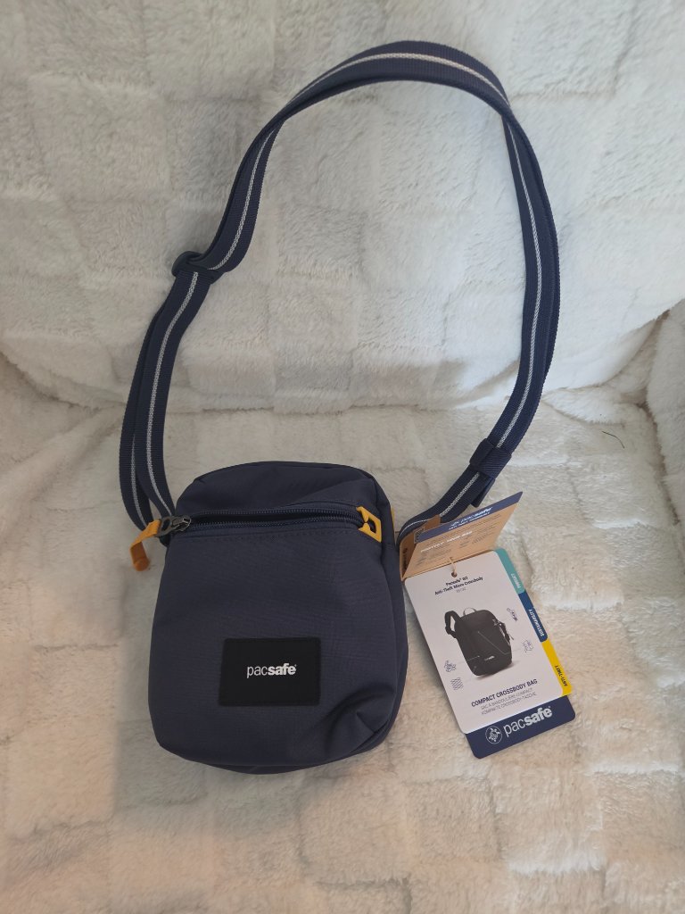 Pacsafe Go Anti-Theft Micro Crossbody, Coastal Blue, Nwt — image 4 of 6